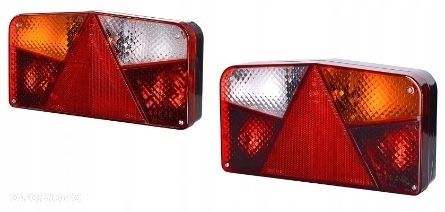 LAMPA TYLNA ZESPOLONA ŻARÓWKI PRZYCZEPKA TRÓJKĄT - 1