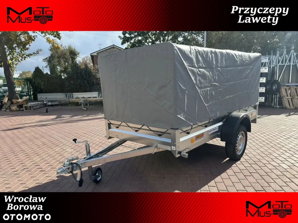 Neptun Przyczepa Neptun N7-263 PTW + stelaż i plandeka H80 cm  MOTOMUS Wrocław - 1