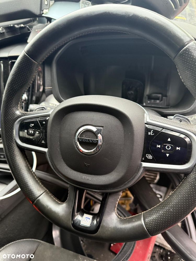 kierownica skora volvo xc60 xc90 II s90 v90 rdesign łopatki r-design - 1