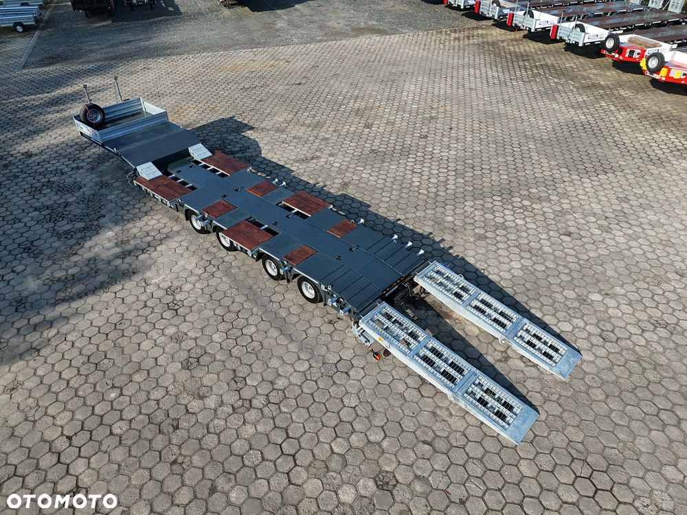 Inny 4 OSIOWA NACZEPA NISKOPODWOZIOWA Z ZAGŁĘBIENIAMI NA KOŁA! NAJAZDY HYDRAULICZNE - 17