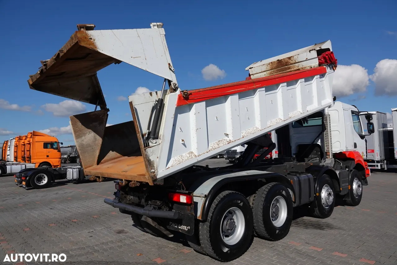 Renault KERAX 480 / 8x4 / TIPPER / HYDROBRA / HYDROKLAPA / BORDMATIC / AUTOMATIC - 3