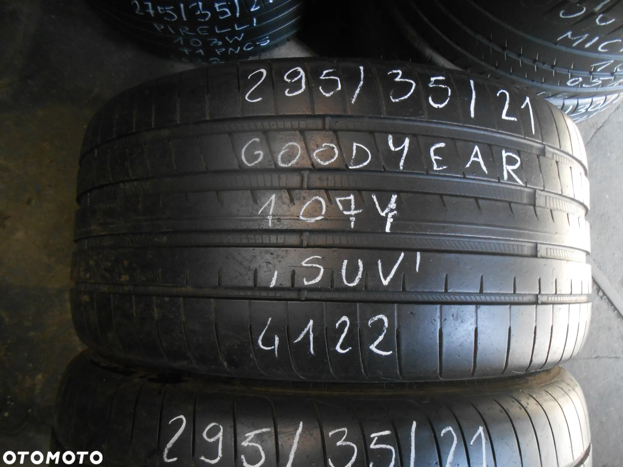 OPONY 295/35R21 GOODYEAR EAGLE F1 ASYMMETRIC 3 SUV DOT 3123 / 4122 6.6MM - 2