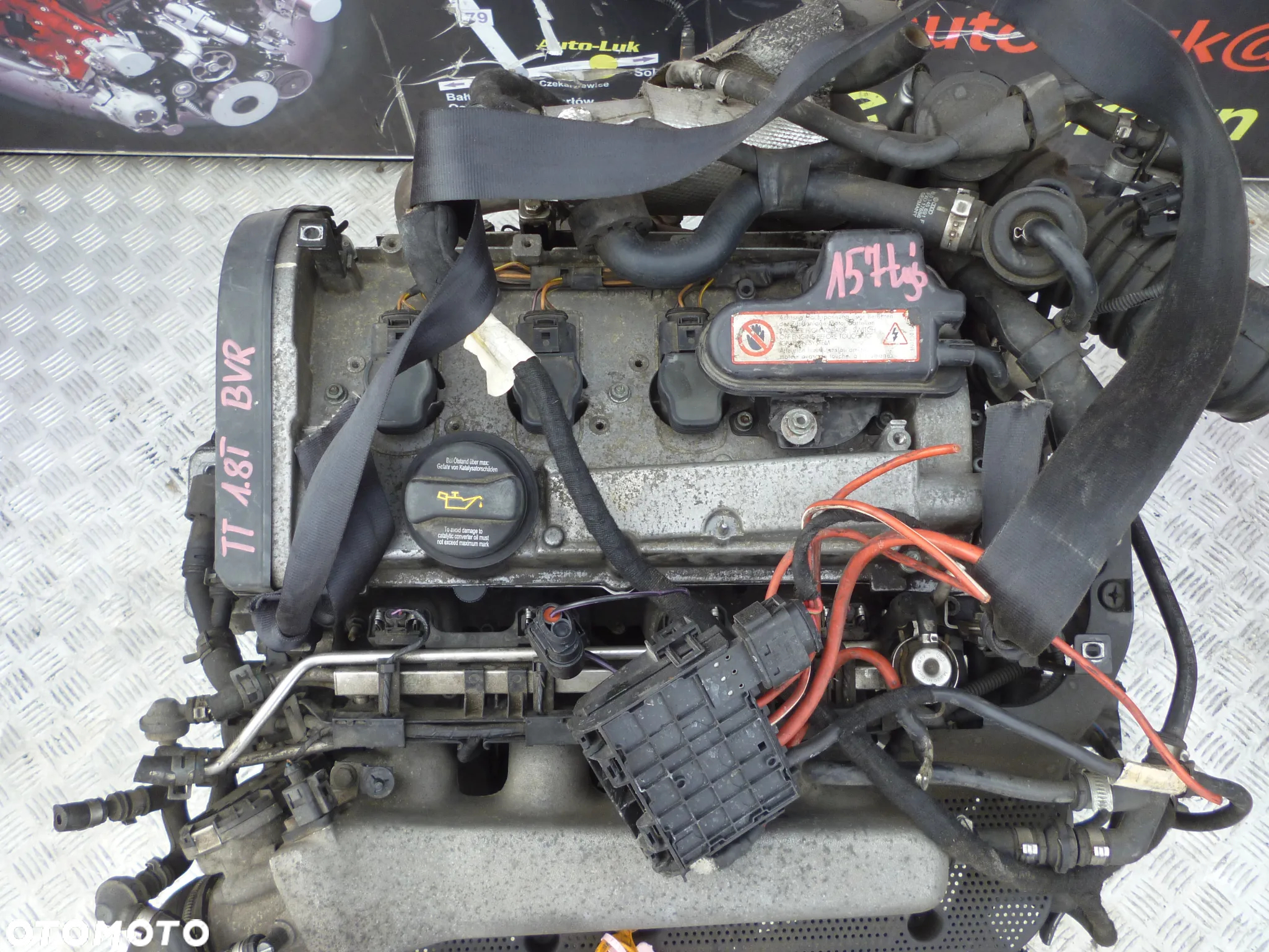 SILNIK KOMPLETNY SWAP AUDI TT S3 1.8T BVR 190KM 157 TYS - 2