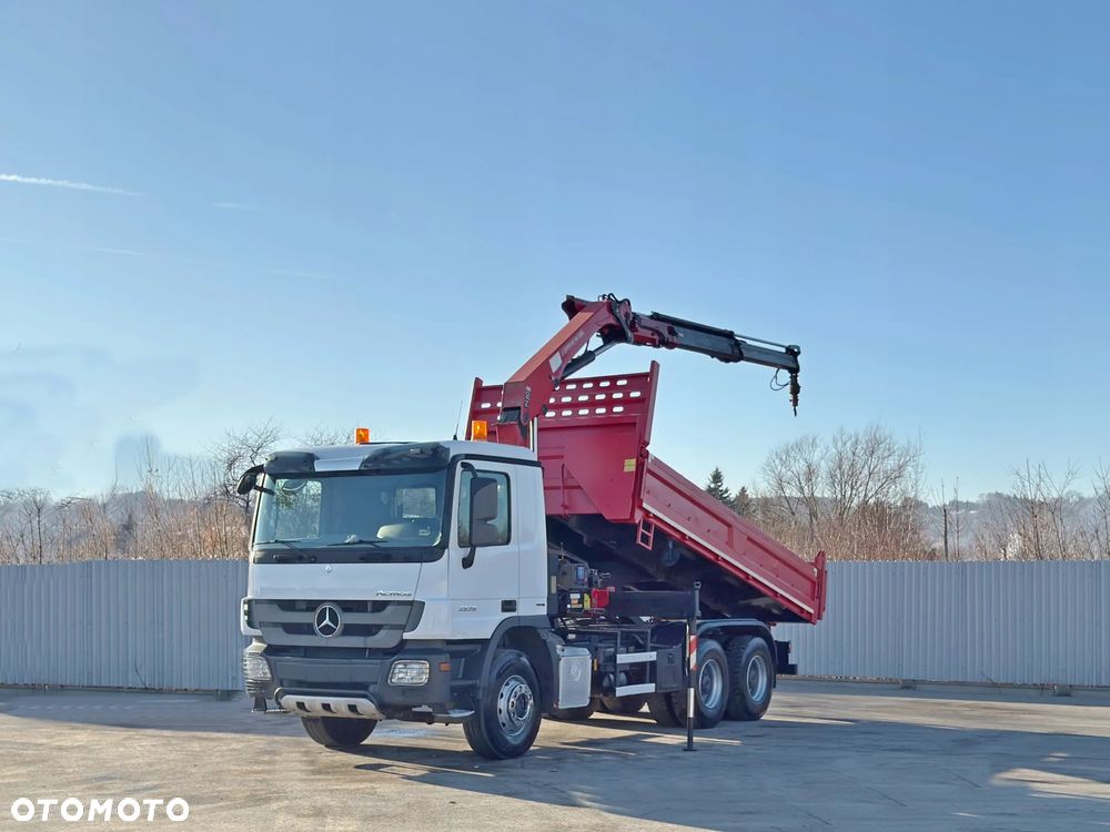 Mercedes-Benz ACTROS 2636 * HMF 1430 K2 + PILOT + BORDMATIC * STAN BDB - 2