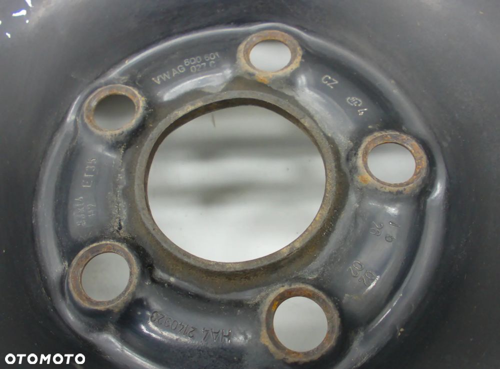 Skoda VW Seat Felgi stalowe 5x100 5Jx14 et 35 - 3