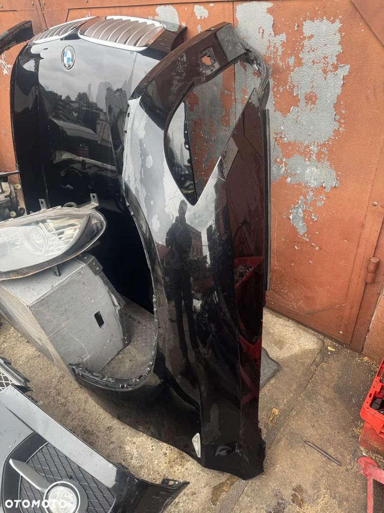 Przód kompletny BMW X6 E71 3.0d PDC xenon ring czarny 475/9 maska zderzak błotnik lampa chłodniceOE - 9
