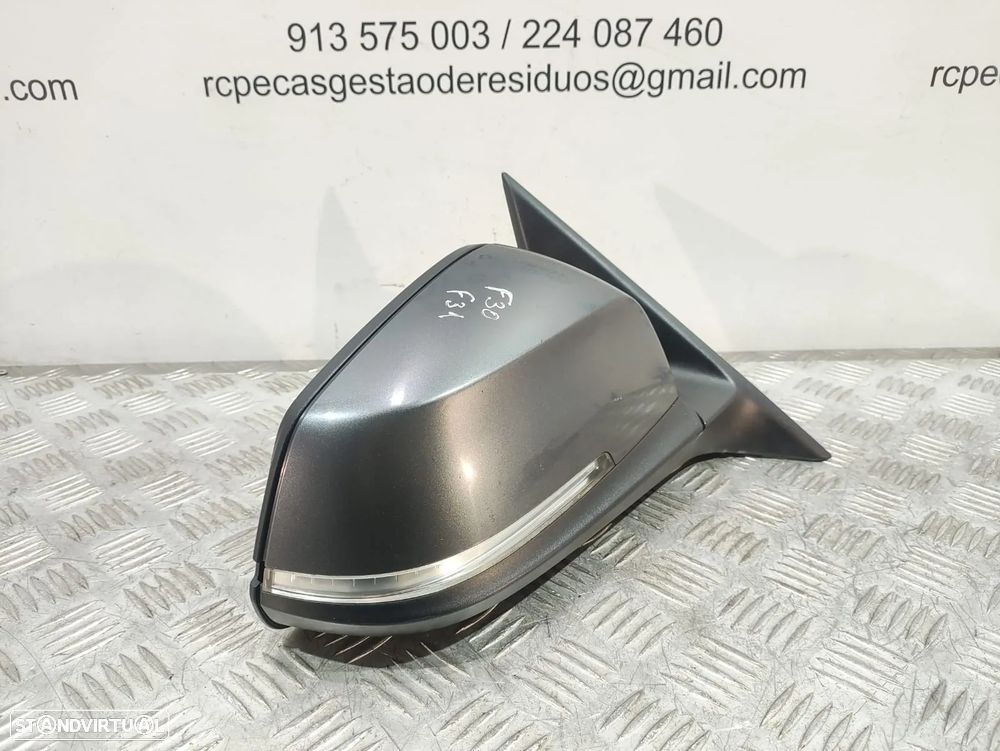 Espelho Retrovisor Lateral Direito Original BMW Serie 3 F30 F31 2012 - 2018 - 5