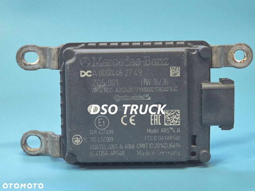 Radar Czujnik Odleglosci MERCEDES ACTROS MP4 A0004462749 - 2