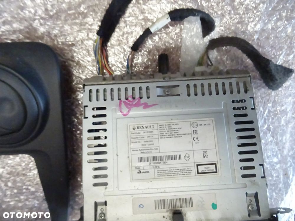 DACIA LODGY DOKKER CD RADIO + RAMKA ORYGINAL ROWNIEZ GLOSNIKI  CZESCI ROZNE - 4