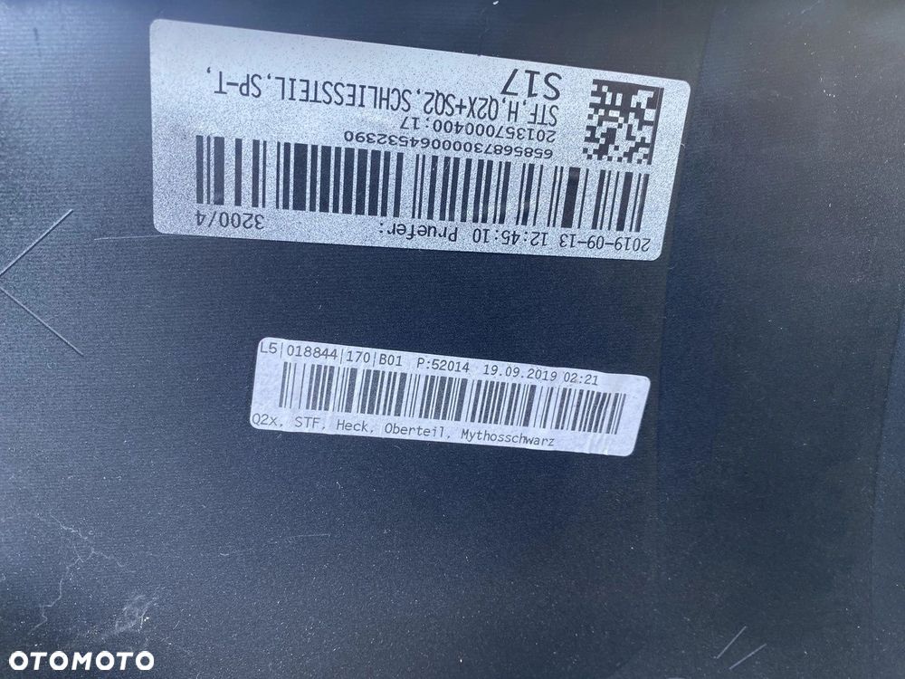 ZDERZAK TYŁ TYLNY AUDI Q2 81A MYTHOSSCHWARZ 81A807511B - 10