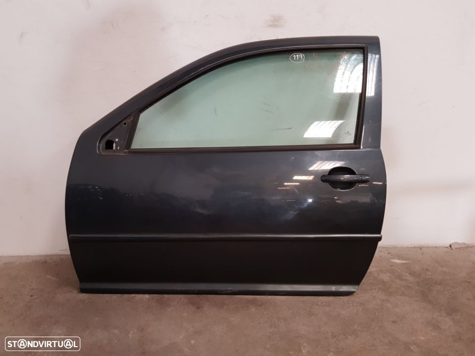PORTA FRENTE FRONTAL ESQUERDA VW VOLKSWAGEN GOLF IV 4 MK4 FECHO ELEVADOR MOTOR PUXADOR VIDRO - 1