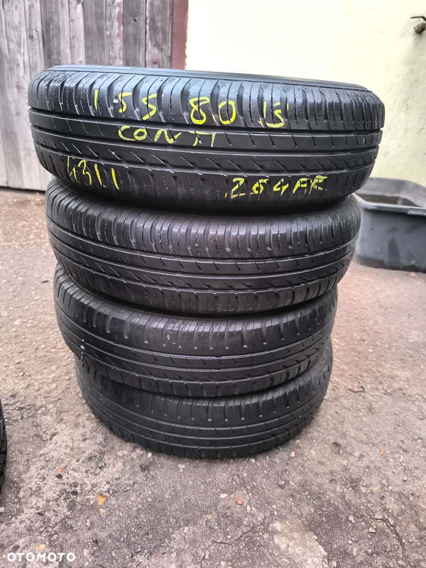 155/80R13 79T Opony Letnie Lato CONTINENTAL ContiEcoContact 3 4,5mm Legnica ALU-RAD