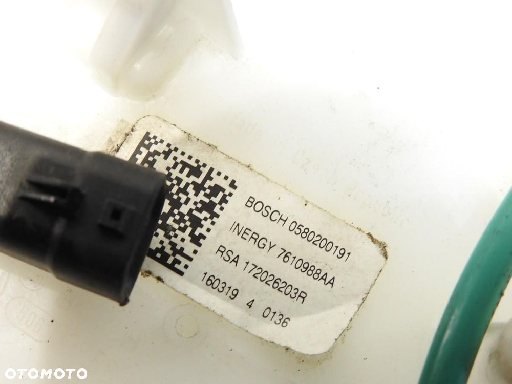POMPA PALIWA PALIWOWA RENAULT MEGANE IV 1.2 TCE 172026203R 0580200191 - 8