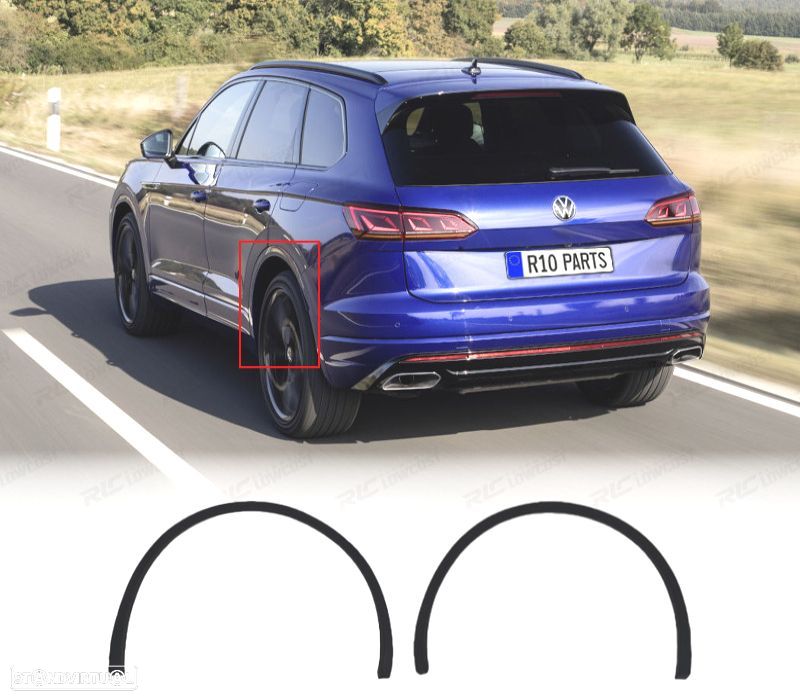 ABAS TRASEIROS VOLKSWAGEN VW TOUAREG 20- LOOK R LINE - 1