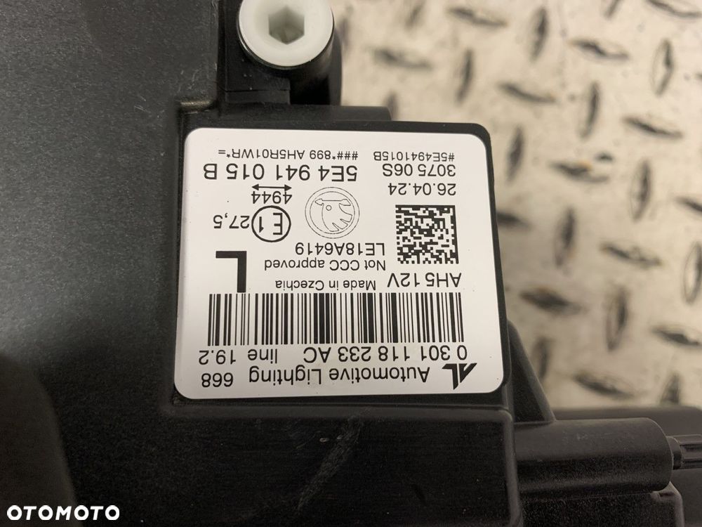 SKODA OCTAVIA 4 IV 5E4 LAMPA LEWA PRZEDNIA PRZÓD KOMPLETNA REFLEKTOR FULL LED EUROPA IDEALNA - 4