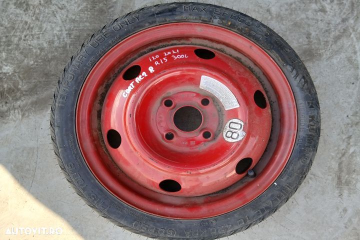 Roata de rezerva slim R15 52910-4P900 529104P900 115/70 R15  31/2JX15 - 1