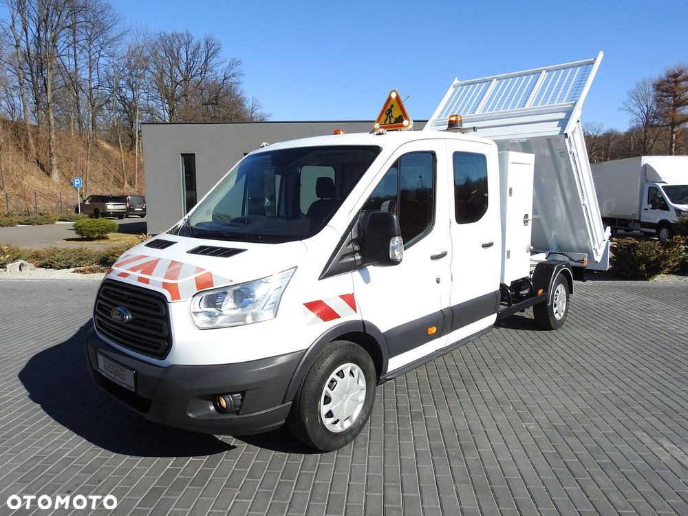 Ford TRANSIT  WYWROTKA PODWÓJNA KABINA DOKA 6 MIEJSC TEMPOMAT KLIMATYZACJA  130KM - 19