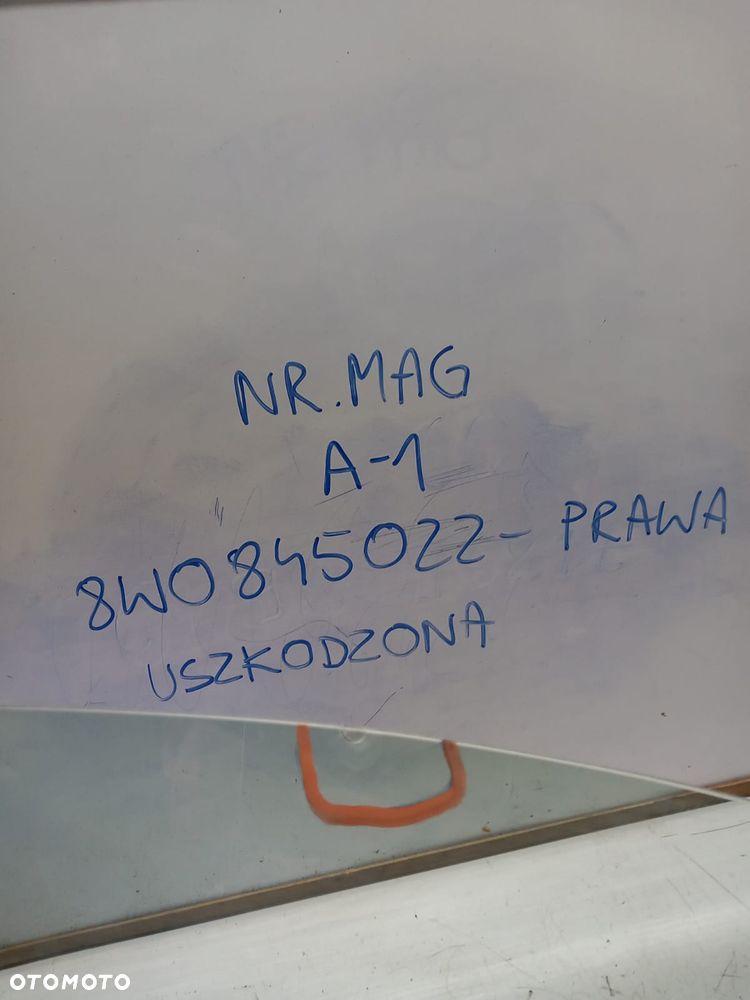 SZYBA DRZWI PRAWA PRZÓD PODWÓJNA AUDI A4 B9 KOMBI 8W0845022 - 3