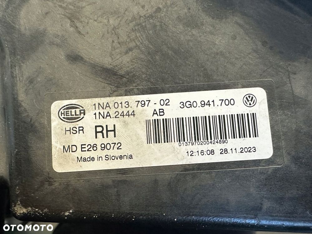 Przednie światło przeciwmgielne prawe VW Passat nowa 3G0941700 - 6