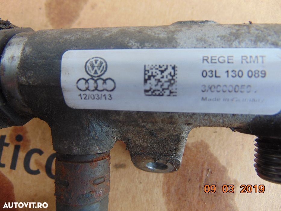 Rampa Injectoare VW T5 motor 2.0 euro 5 pompa inalte injectoare 2.0 T5 - 2