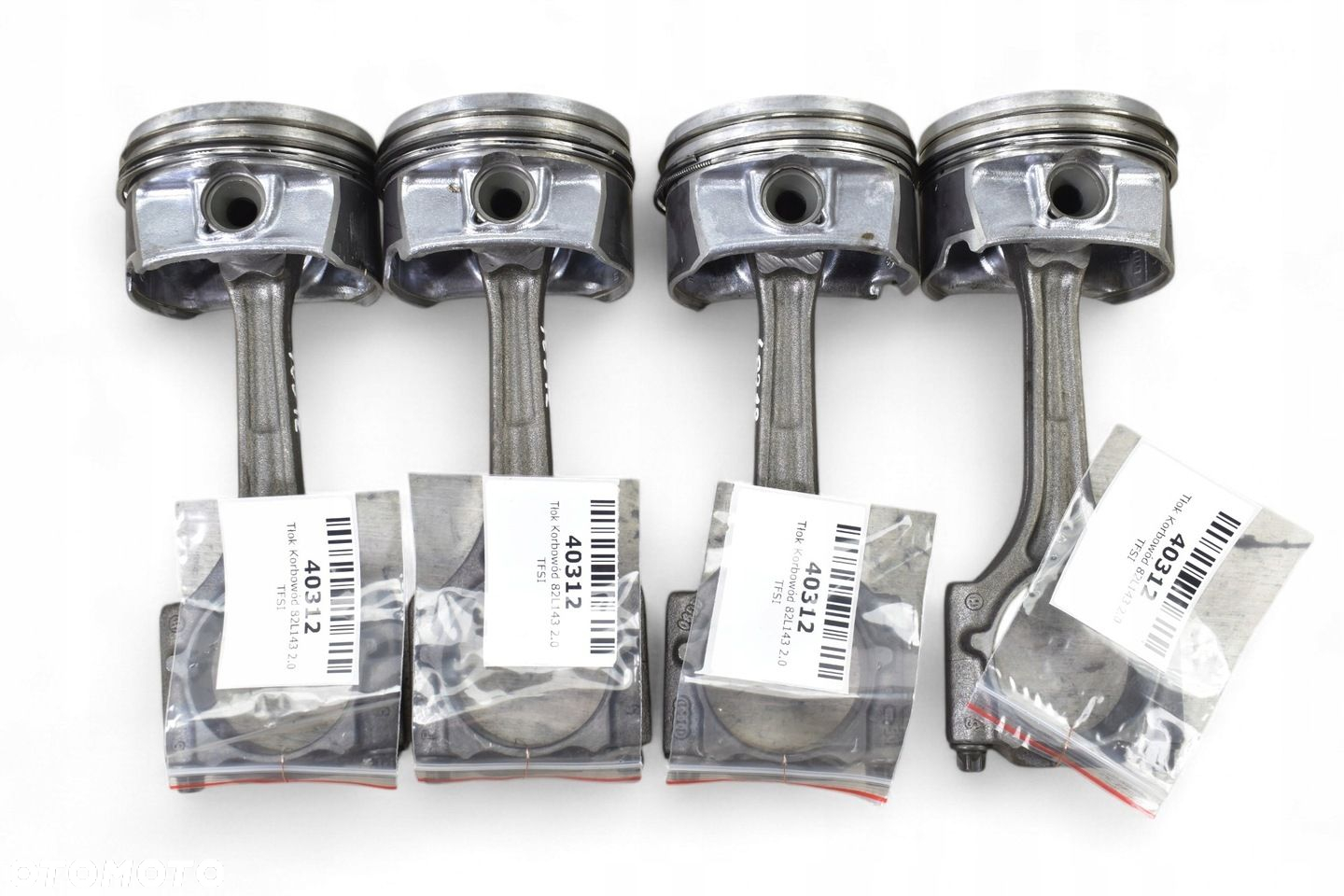 Tłok Korbowód 82L143 AUDI A4 B7 A3 8P VW PASSAT B6 GOLF V 2.0 TFSI BWE - 5
