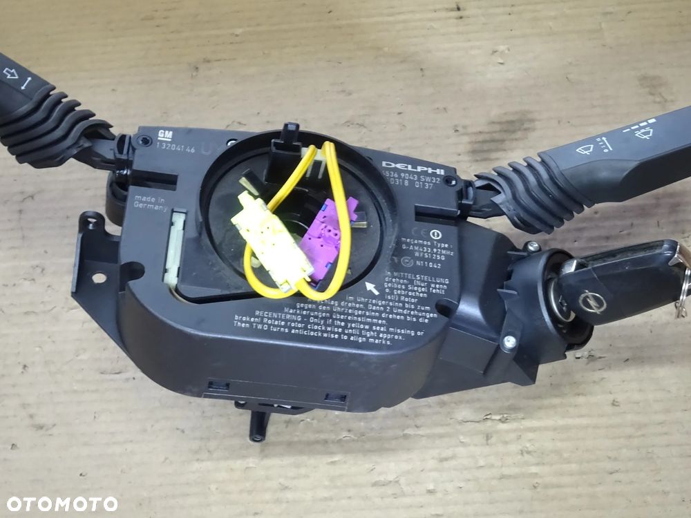 CIM MODUŁ KIEROWNICY OPEL VECTRA C SIGNUM - UY + KOD PIN LOGOWANIE PROGRAMOWANIE - 6