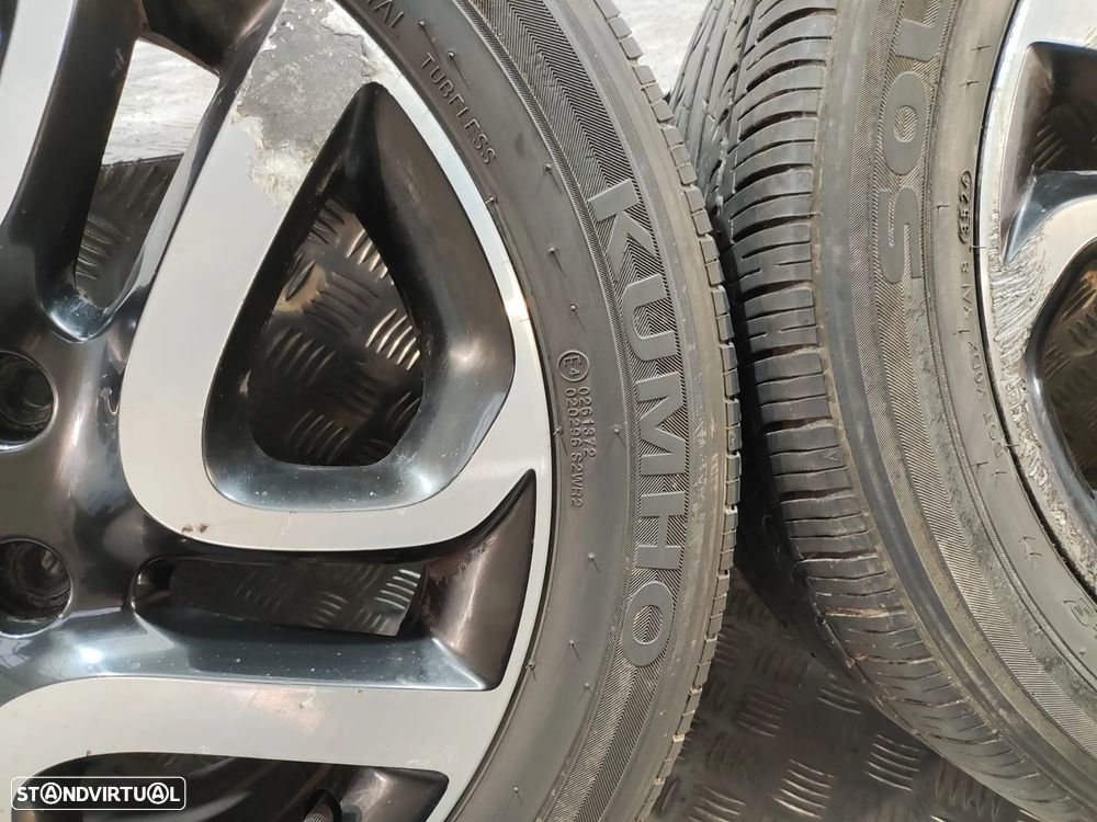 Conjunto de jantes 17 Renault Captur Mk1 6,5J ET40 4x100 Original - 19