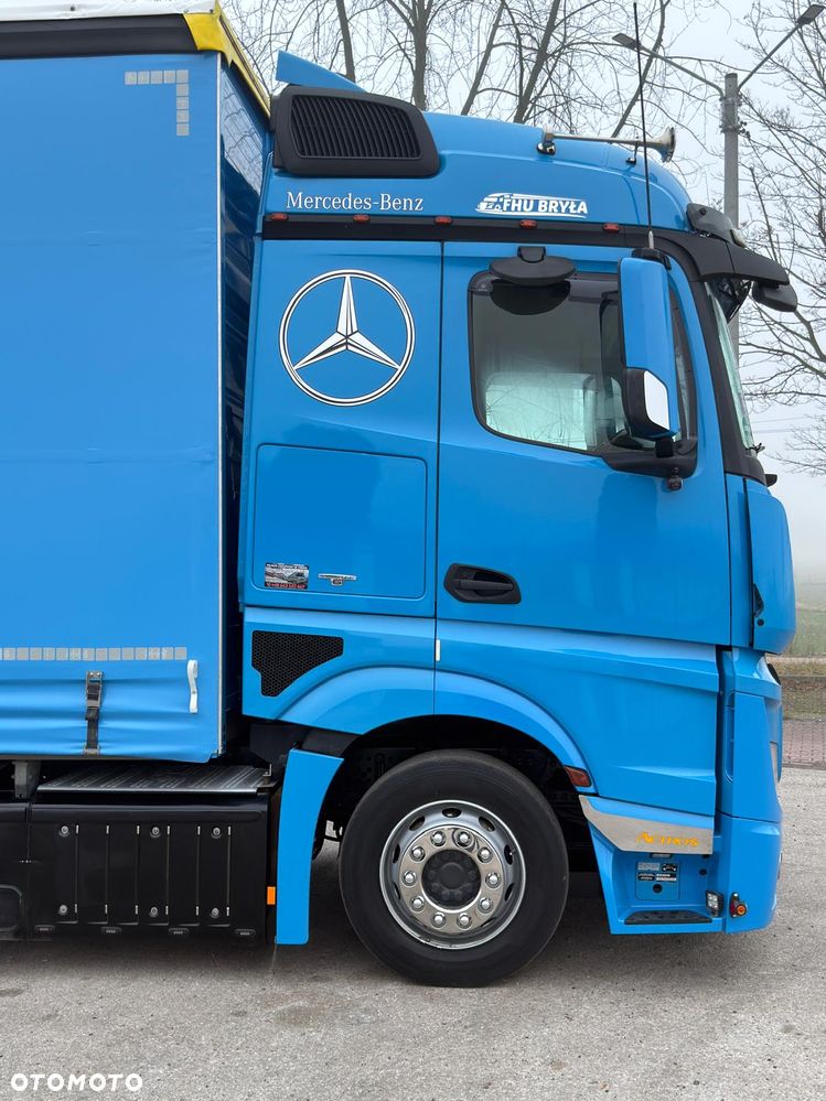 Mercedes-Benz ACTROS 1833 / FIRANKA/ WINDA / NOWY TACHOGRAF G2V2 / NOWE OPONY / 19PALET / 8TON ŁADOWNOŚCI / AUTOMAT / DUŻY SILNIK  / SYPIALKA / SERWISOWANY / 2018 / JAK NOWY  / - 9