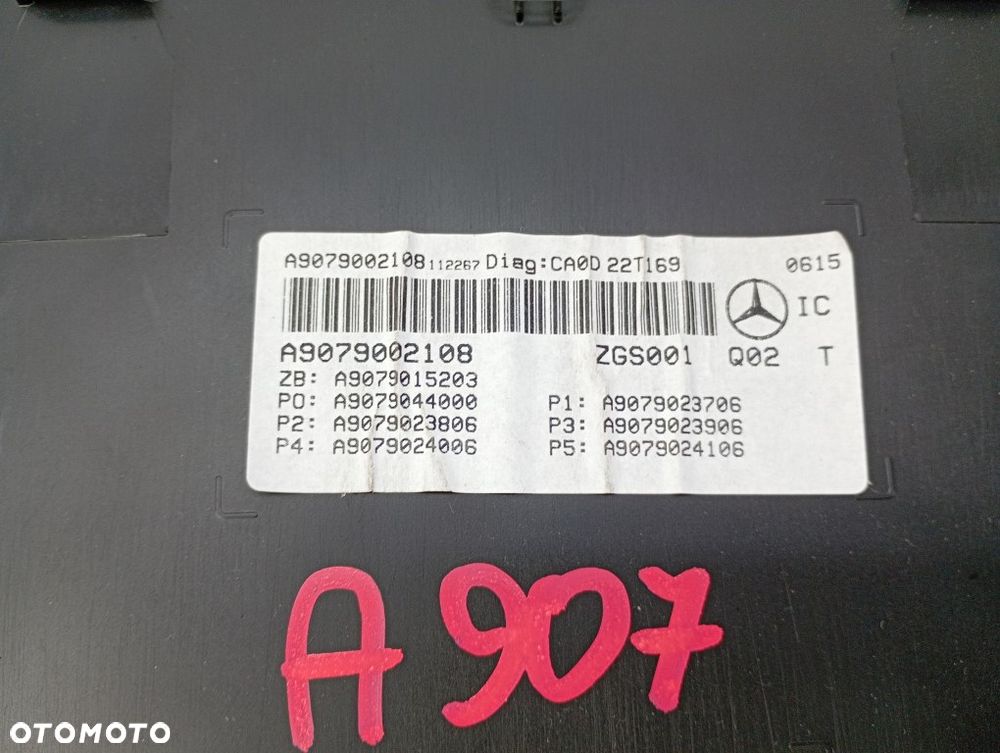 licznik zegary mercedes sprinter w907 907 2.0 cdi 2022r europa A9079002108 - 6