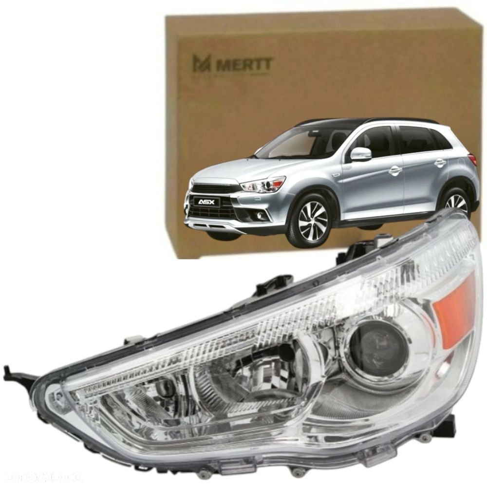 MITSUBISHI ASX 2010-2016 REFLEKTOR LAMPA PRZEDNIA LEWA ZWYKLA 8301C225 - 2