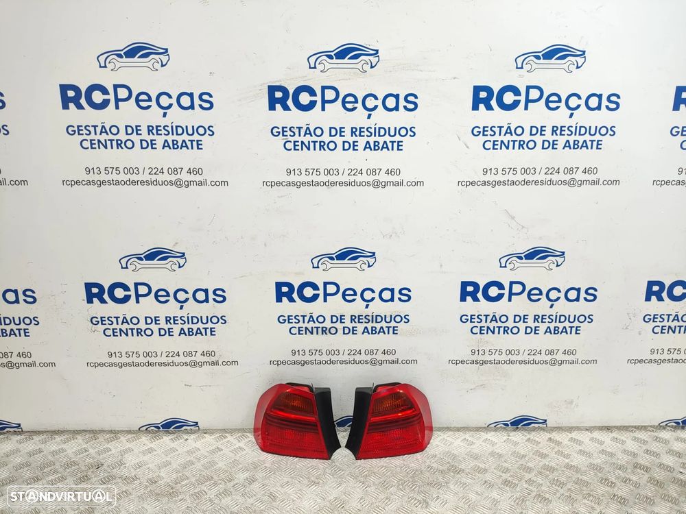 Farolins traseiros trás direito esquerdo originais BMW Serie 3 E90 Sedan Carro Pré LCI de 2004 a 2008 - 10