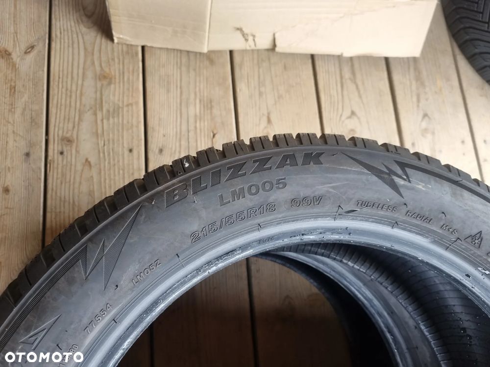 Opony Bridgestone Blizzak LM005 215/55R18 99V 2021r 7,8/7,6mm super stan - 11