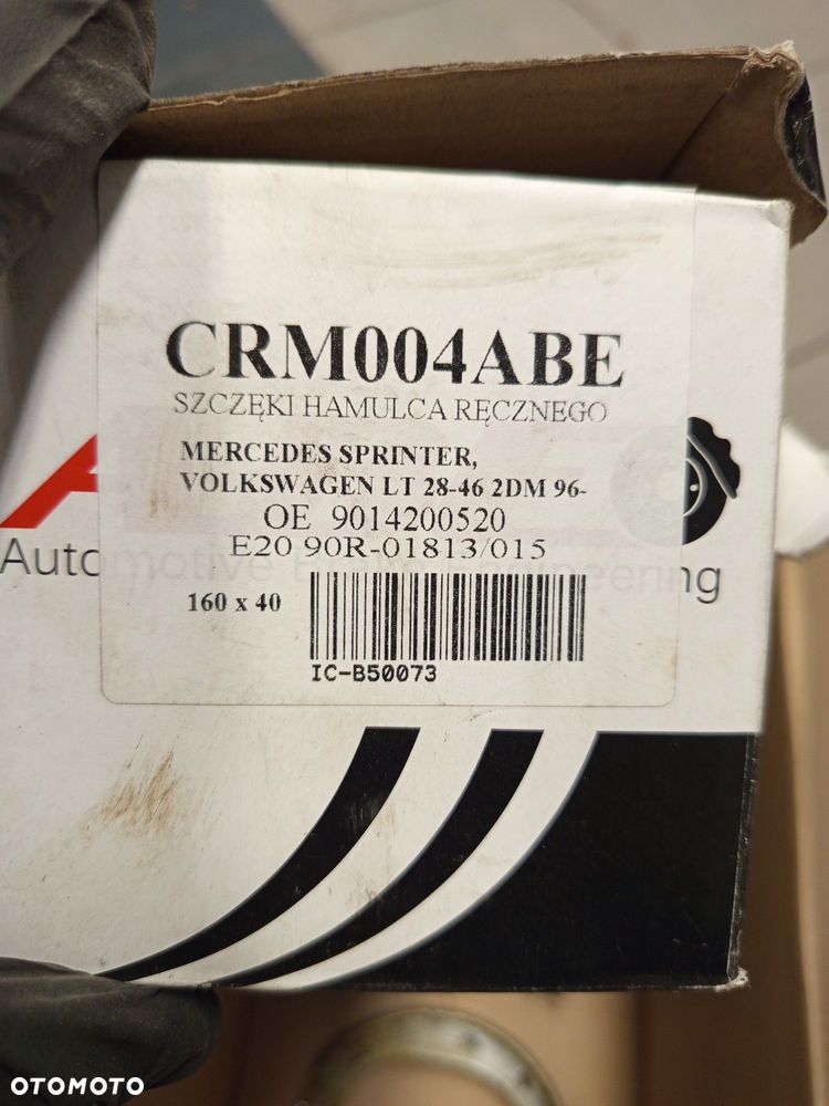 Szczęki hamulcowe do sprintera , VW LT - 4