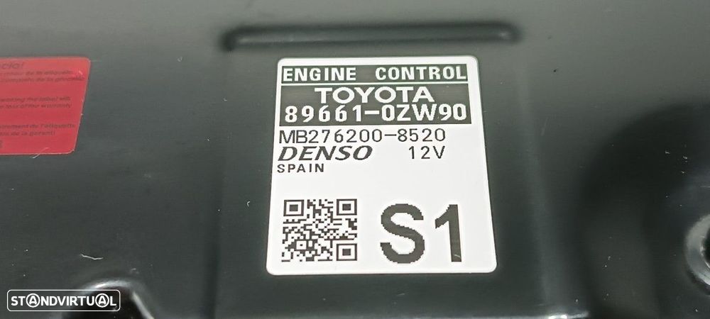 CENTRALINA DO MOTOR UCE TOYOTA COROLLA (E21) HYBRID ACTIVE - 3