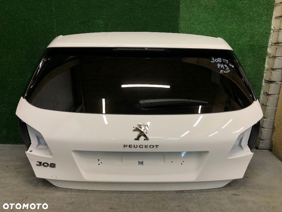 PEUGEOT 308 II T9 HB LIFT KLAPA BAGAŻNIKA TYŁ BIAŁA EWP EWPA