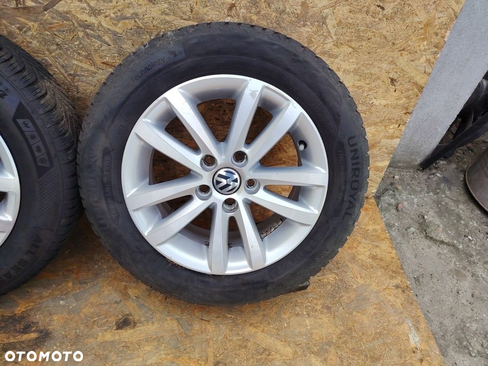 VW 6JX14 5X100 ET43 fi 57,1mm FELGI ALUMINIOWE KOMPLET X4 185/60RR14 6mm - 11