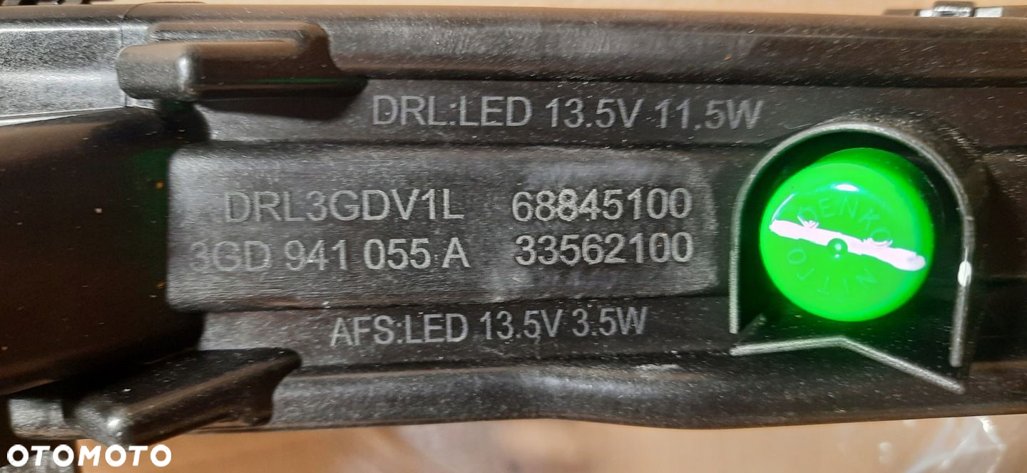 HALOGEN PRZÓD VW PASSAT B8 GTE LIFT NOWY ORYGINAŁ - 6