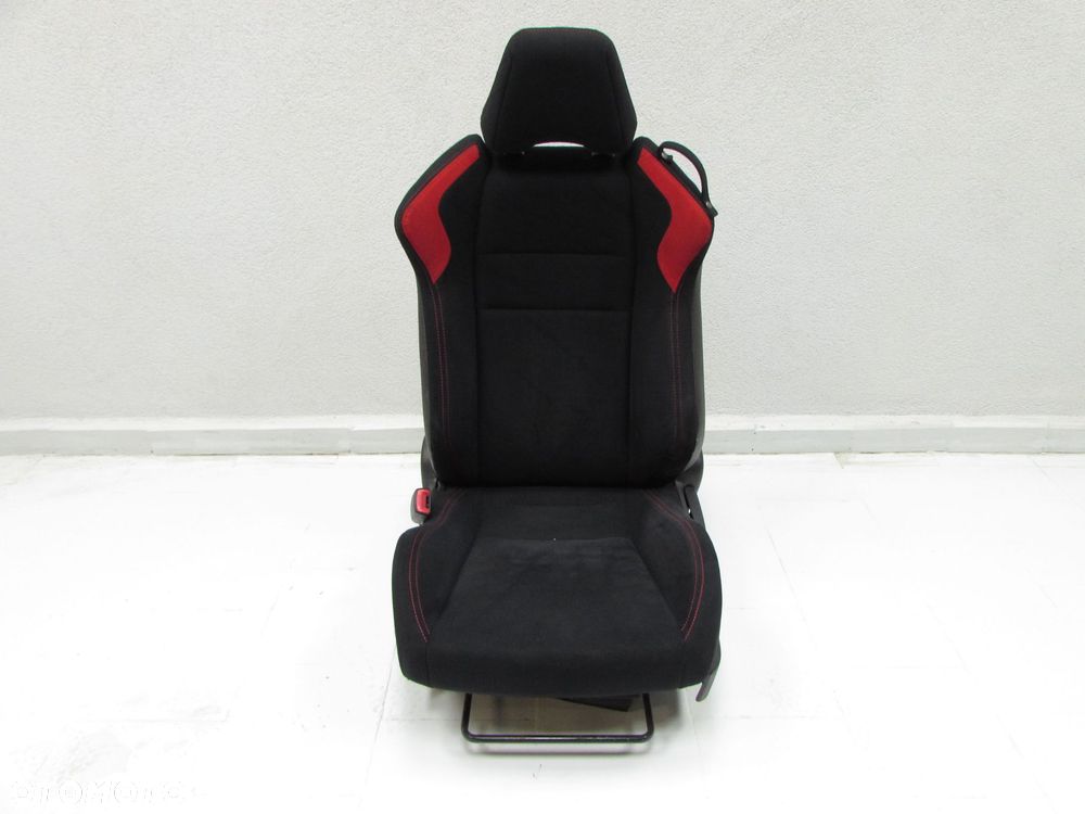 SUBARU BRZ TOYOTA GT86 12-21 FOTEL SIEDZENIE LEWY PRZOD KIEROWCY SKORA ALCANTARA PODGRZEWANY - 1