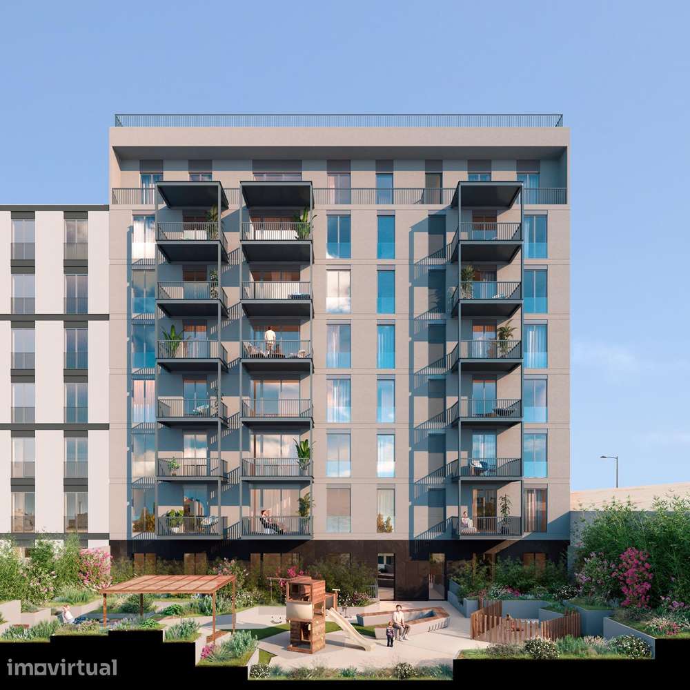 T2 NOVO | L'URBAIN BENFICA | VARANDA | GARAGEM | SMART HOME - Grande imagem: 2/9