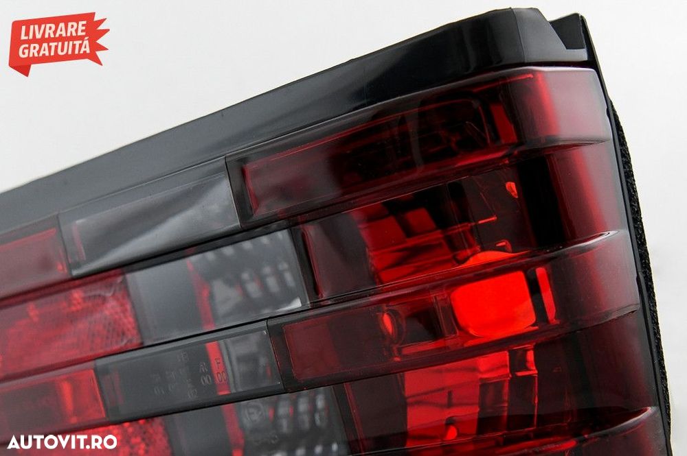 Stopuri Mercedes W201 190 (1982-1993) Rosu Fumuriu - 8