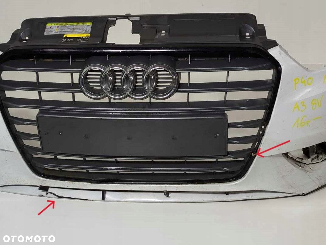 ZDERZAK PRZEDNI PRZÓD GRILL AUDI A3 8V 12-16 SPRYSKI - 8