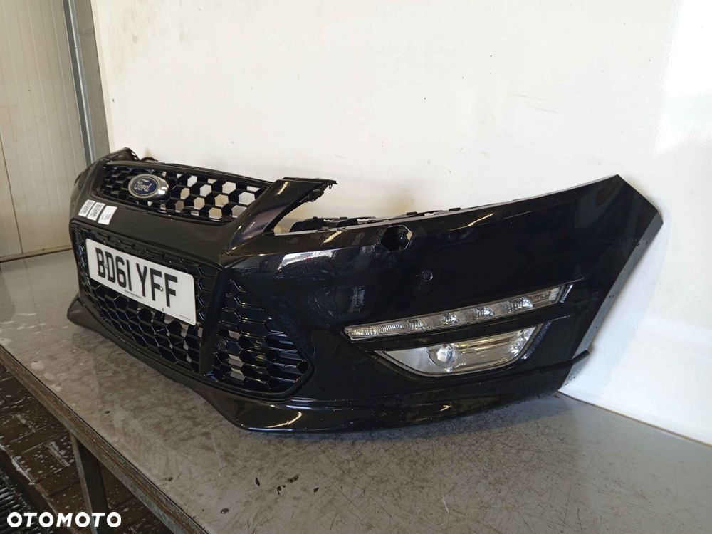 + ZDERZAK PRZÓD PRZEDNI FORD MONDEO MK.4 4 IV LIFT FL ST TITANUM G6 CZARNY PDC CZUJNIKI SPRYSKIWACZE LAMP XENON DRL LED HALGOENY - 3