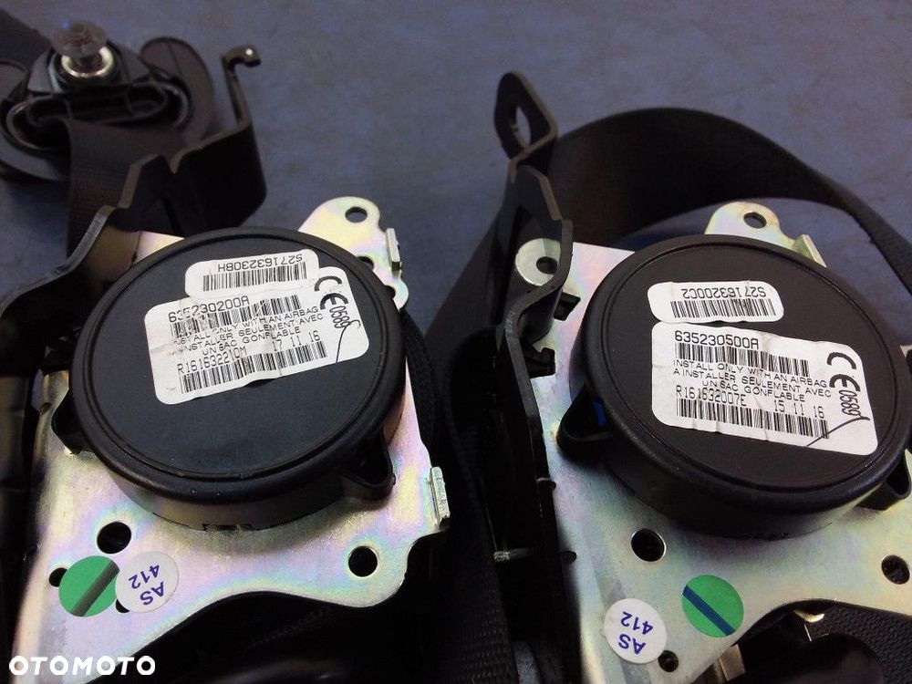 BMW X5M F85 F15 DESKA KONSOLA PODUSZKI SKÓRA HUD - 14