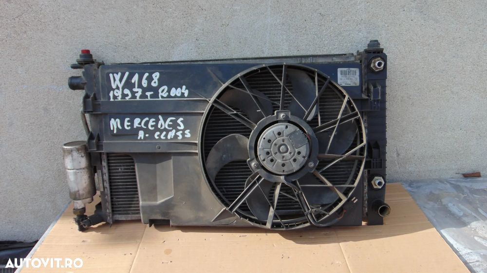 Electroventilator,radiator apa/clima Mercedes A-Class W 168/A170  1.4/1.6 benzina an 1999-2004 - 1