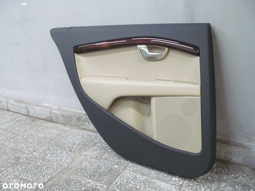 VOLVO S80 II V70 06-13 TAPICERKA BOCZEK DRZWI SKORA TYL LEWY 8686854 - 2