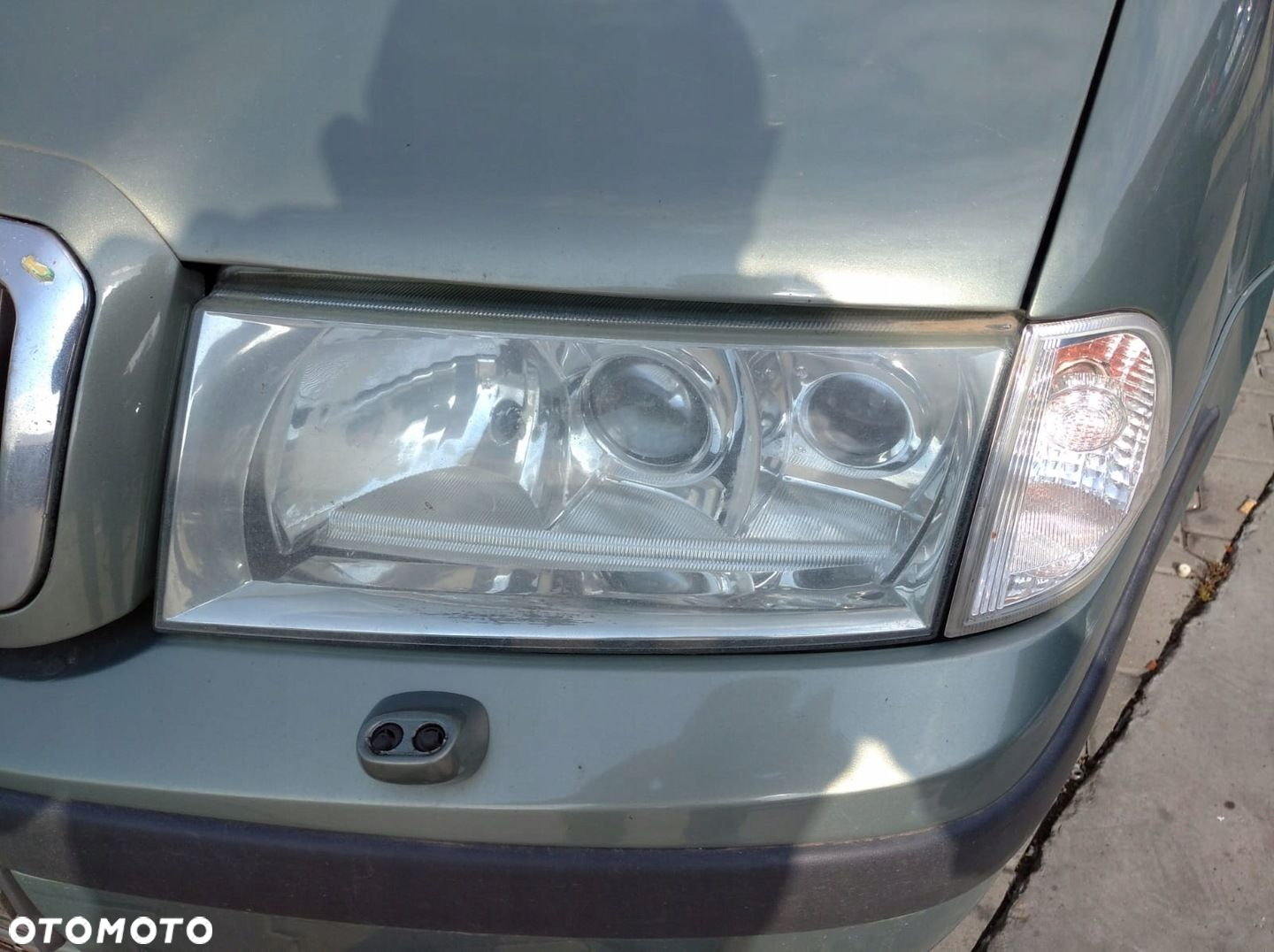 SKODA OCTAVIA I 1U LIFT 00-10 ZDERZAK MASKA LAMPY XENON PAS 9596 M7 / F6G - 6