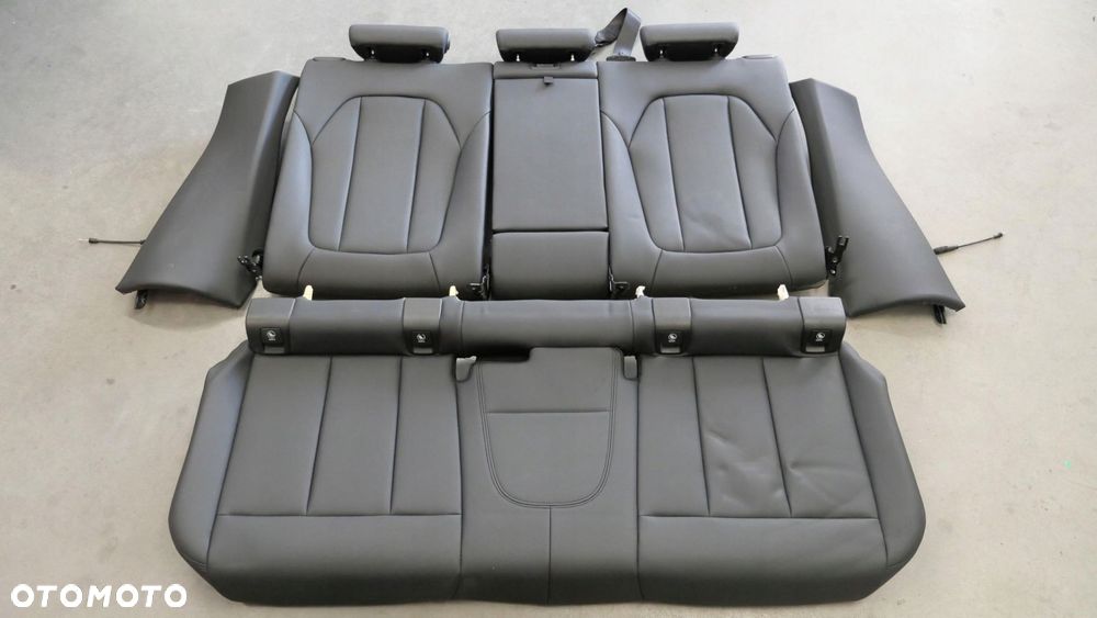 bmw x3 g01 tapicerka kanapa tylna leatherette czarna ekoskóra k8sw - 2