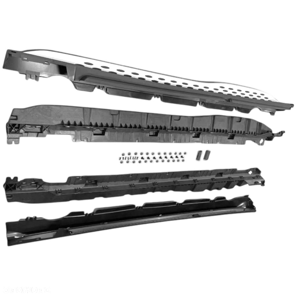 PROGI STOPNIE BOCZNE DOKŁADKI LISTWY PROGU MERCEDES GLC X254 C254 W254 AMG - 5