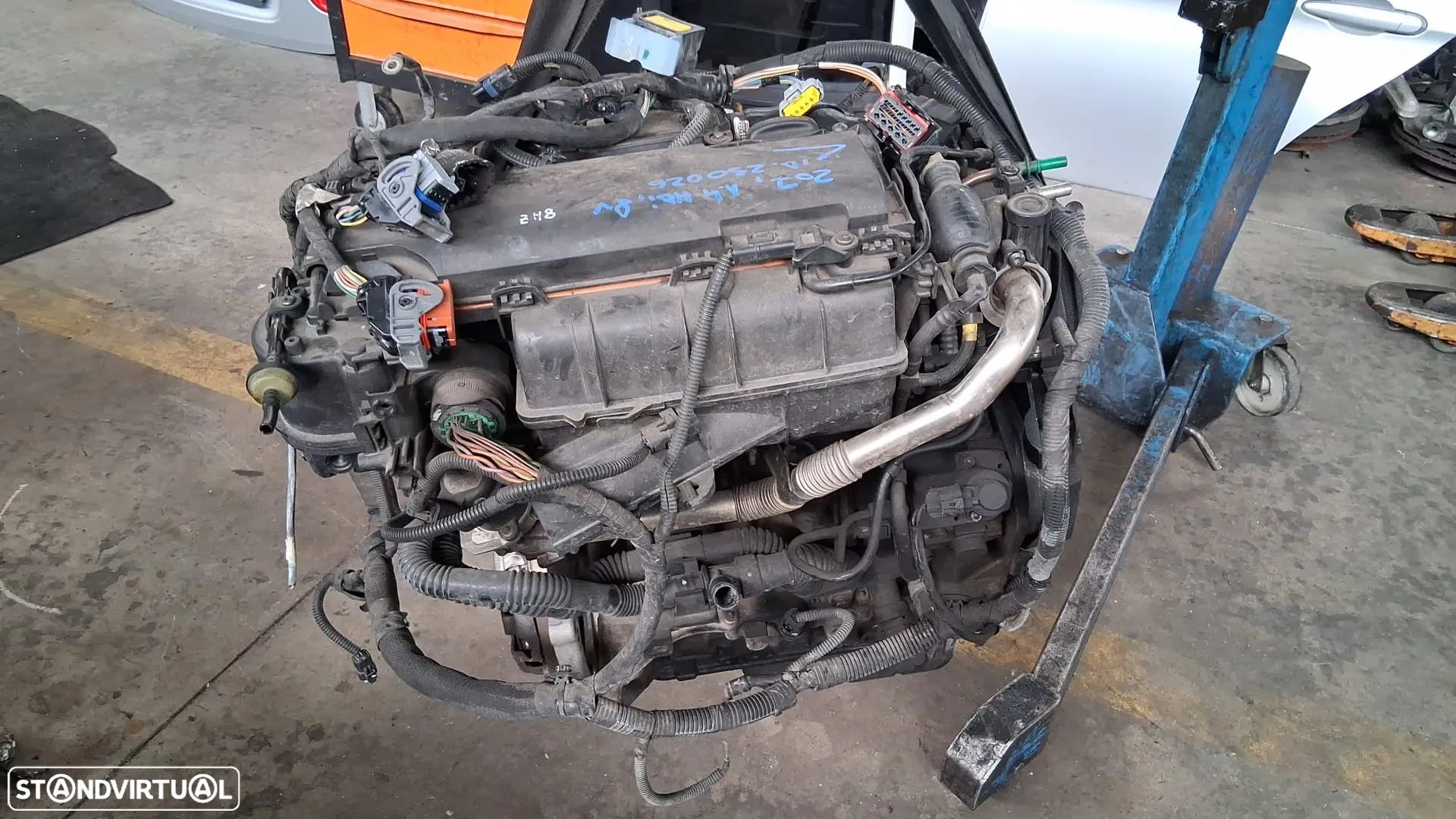 Motor PSA 1.4 HDI 8HZ com injeção - 1