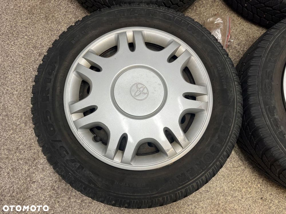 Kola felgi opony ZIMA kolpaki nakretki R14 4x100 5.5J ET49 Toyota Yaris I - 5